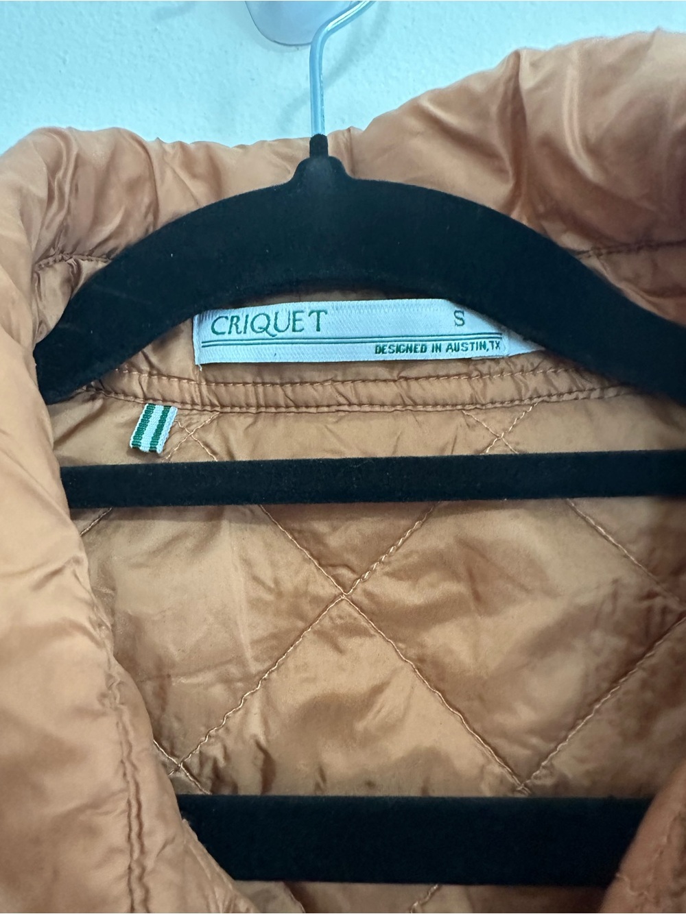 Criquet - Quilted Shacket, Chestnut Tan, Men's Size Small - Picture 3 of 9